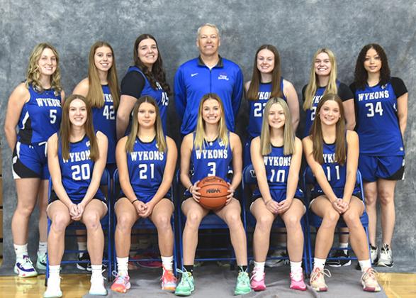 Pictured are, back row from left, Laycee Parson, Lacey Shamion, Sidney Storti, Coach Eric Shamion, Haiden Gill, Danica Shamion and Ammya Robertson. Front row from left, Rowyn Fiszer, Kaitlyn Smith, Seanna Stine, Kaylee Rosengren and Julia Swenski. 