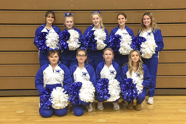 Pictured are, back row from left, Hailie Autio, Kassidy Russell, Emma Goldbach, Jenna Sunn and Lauren Shamion. Front row from left, Luella Lutes, Destiny Thompson, Madysen Rivard and Izabella Splitt.