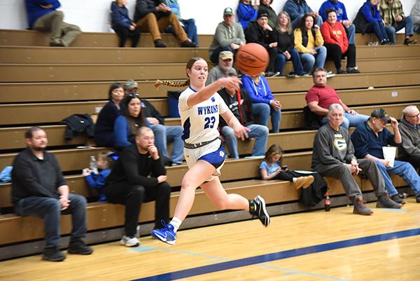 What a great pass from WIC sophomore, Lacey Shamion #23! Photo by Kevin Zini