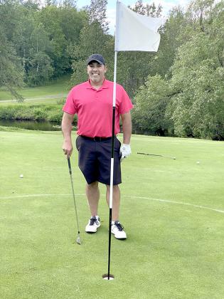 Mike Dallavalle got a hole in one on Thursday, June 16 at the Iron River Country Club on hole #17. He was golfing with his brother Tony and cousin Ryan, however, no one knows of any witnesses to the event. (submitted photo)