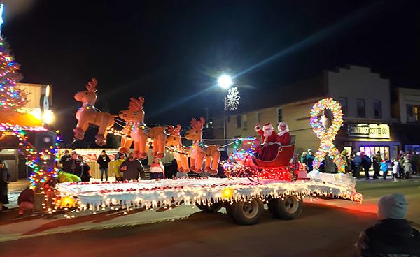 Iron River's 17th Annual Christmas in Lights parade went over without any hitches. Look inside for more pictures. (Submitted photo.)
