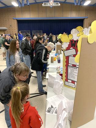 The Stambaugh Elementary gym was a hub of activity on April 23 as West Iron County students, teachers and families gathered for the Science Fair. 